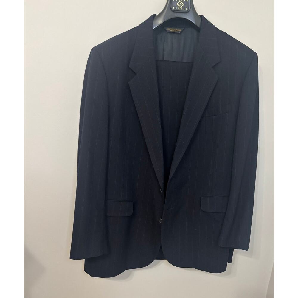 Sturbridge Classics, 100% worsted wool, classic pinstripe suit (jacket & pants)